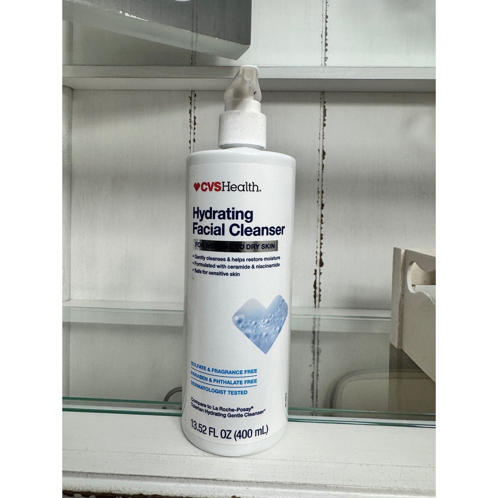 CVS Health Hydrating Facial‎ Cleanser Normal to Dry Skin 13.52 fl oz 400 ml